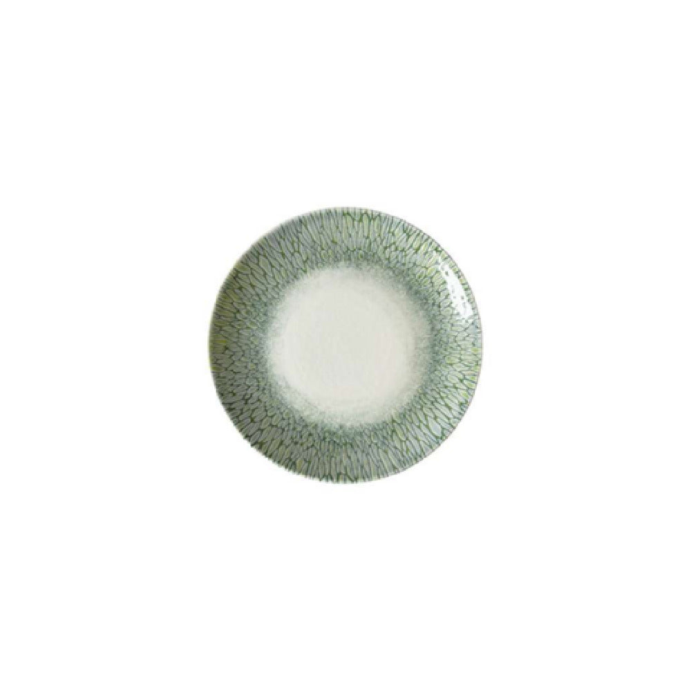 Cardinal FP903 - Dudson, Papillon Green Coupe Plate (D:6.5''), ['Vitrified Ceramic']