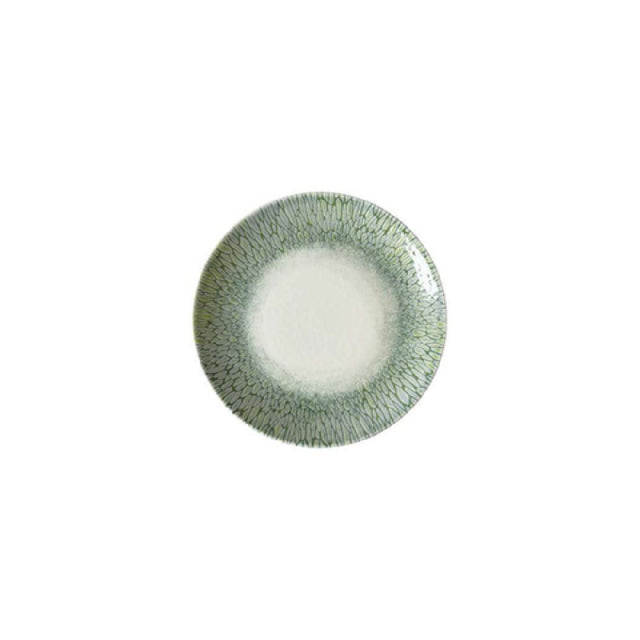 Cardinal FP903 - Dudson, Papillon Green Coupe Plate (D:6.5''), ['Vitrified Ceramic']