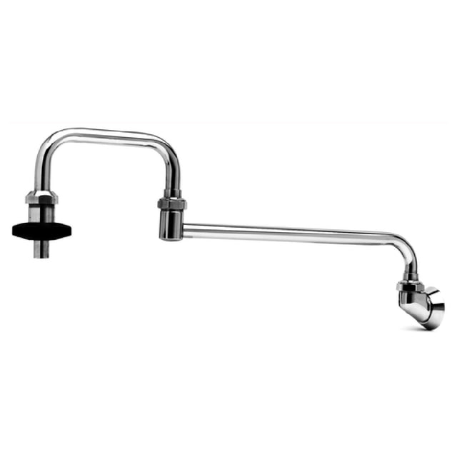 T&S Brass B-0580 Pot Filler Faucet Wall Mounted 18"L Double-jointed Swing Nozzle