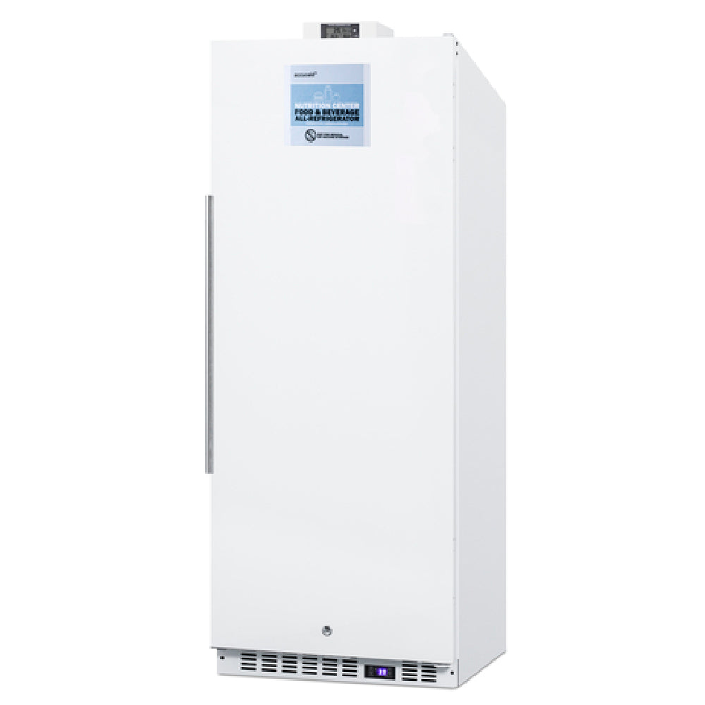 Summit FFAR12WNZ Accucold Nutrition Center Refrigerator Freestanding One-section