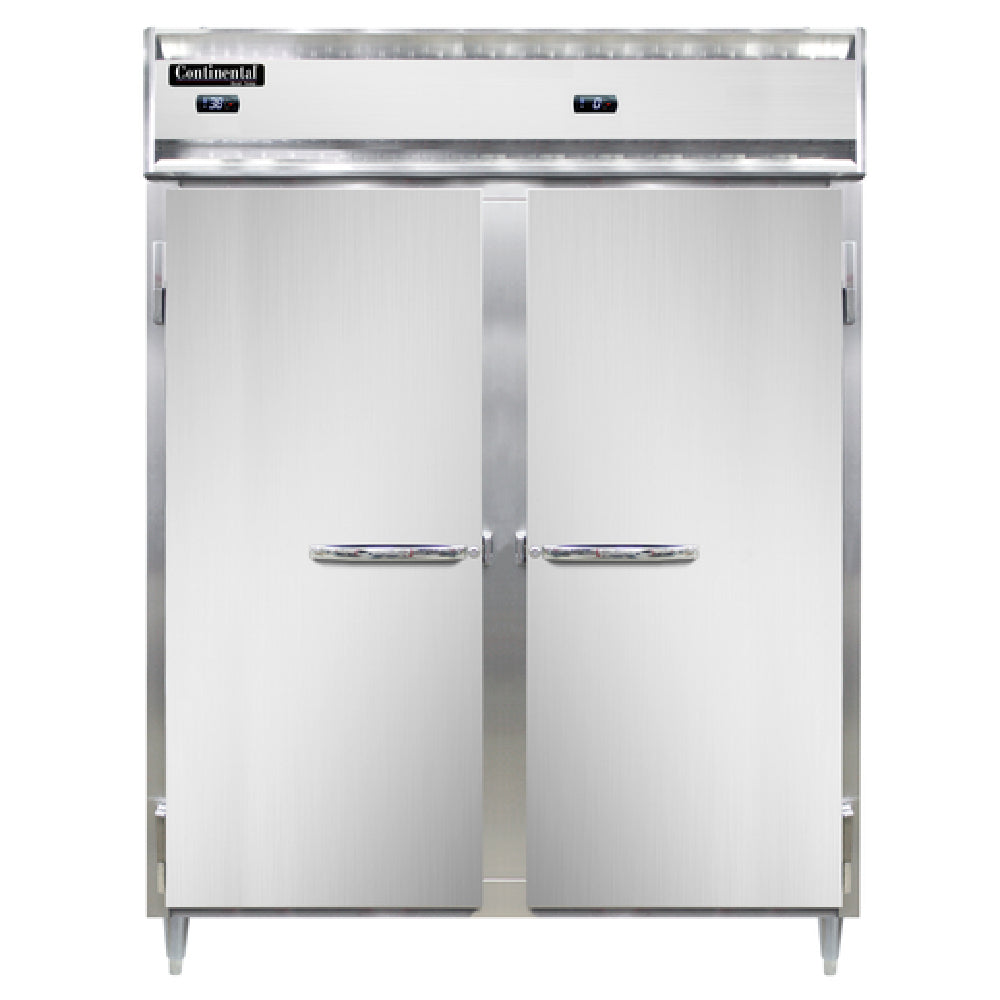 Continental Refrigerator D2RFEN Designer Line Refrigerator/Freezer Reach-in Two-section