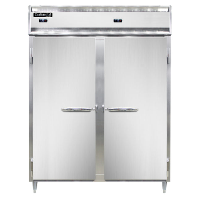 Continental Refrigerator D2RFEN Designer Line Refrigerator/Freezer Reach-in Two-section