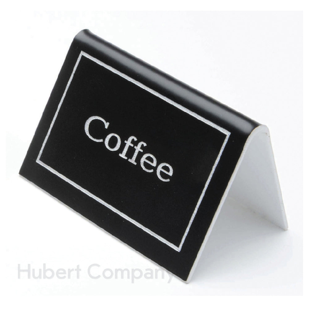 Hubert 32726 - Beverage Tent Sign, 3" X 2" X 1-3/4"H, Horizontal