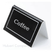 Hubert 32726 - Beverage Tent Sign, 3" X 2" X 1-3/4"H, Horizontal