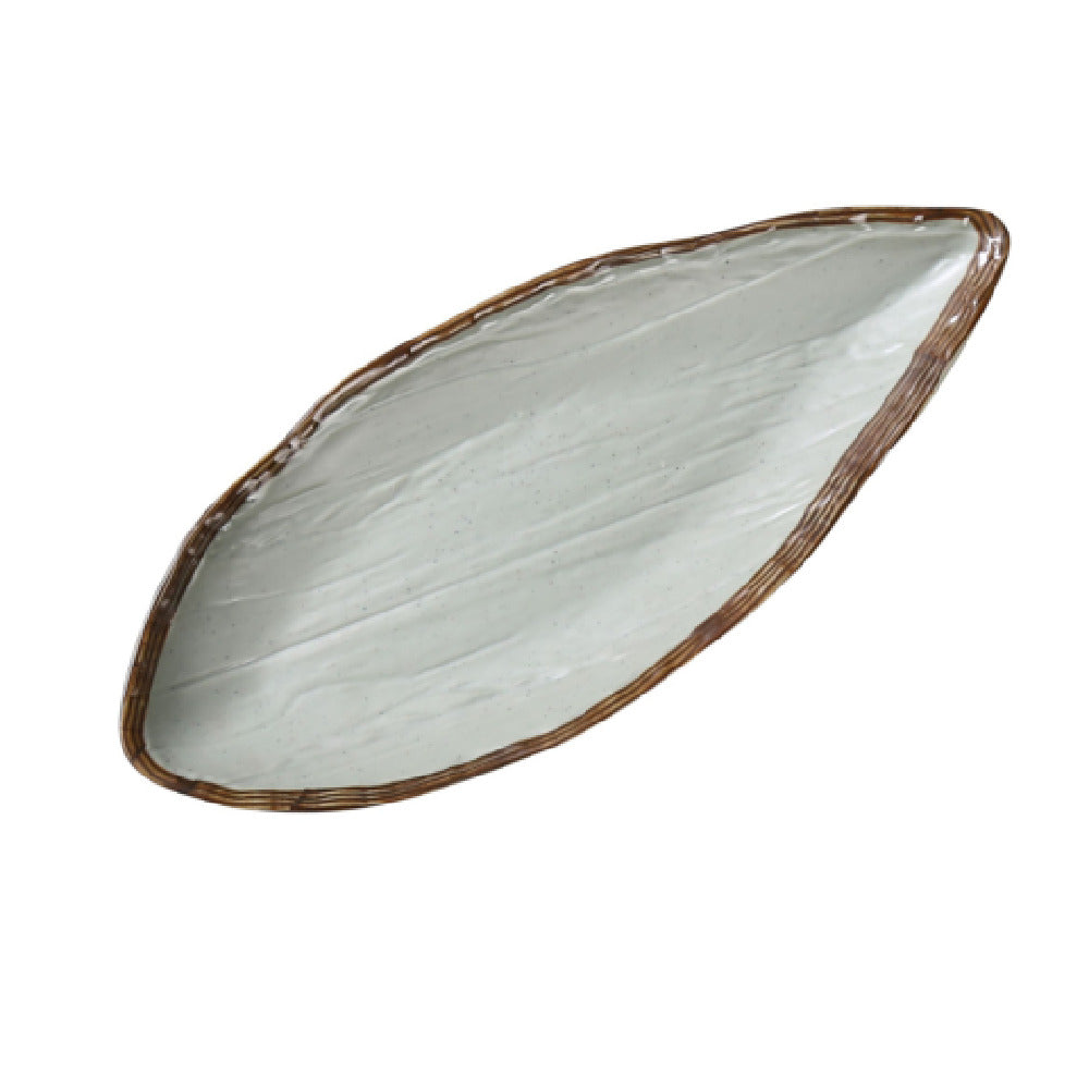 Yanco YO-2112 Yoto Display Plate 12"L X 5-1/8"W X 1-1/2"H Oval