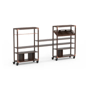 Steelite MGCCAN07DCXW Canvas Coffee Lounge Dark Brushed Copper On Casters Steelite Performance