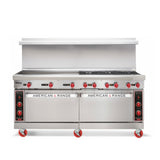 American Range AR-36G-6B-CL-126R_NAT Restaurant Range Gas 72"