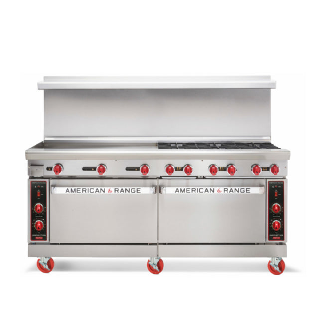 American Range AR-36G-6B-CL-126R_NAT Restaurant Range Gas 72"