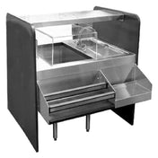 Glastender CS-42X32-CCW Assembly Ice Bin/Cocktail Station Pass-thru Combo 42"W X 32"D