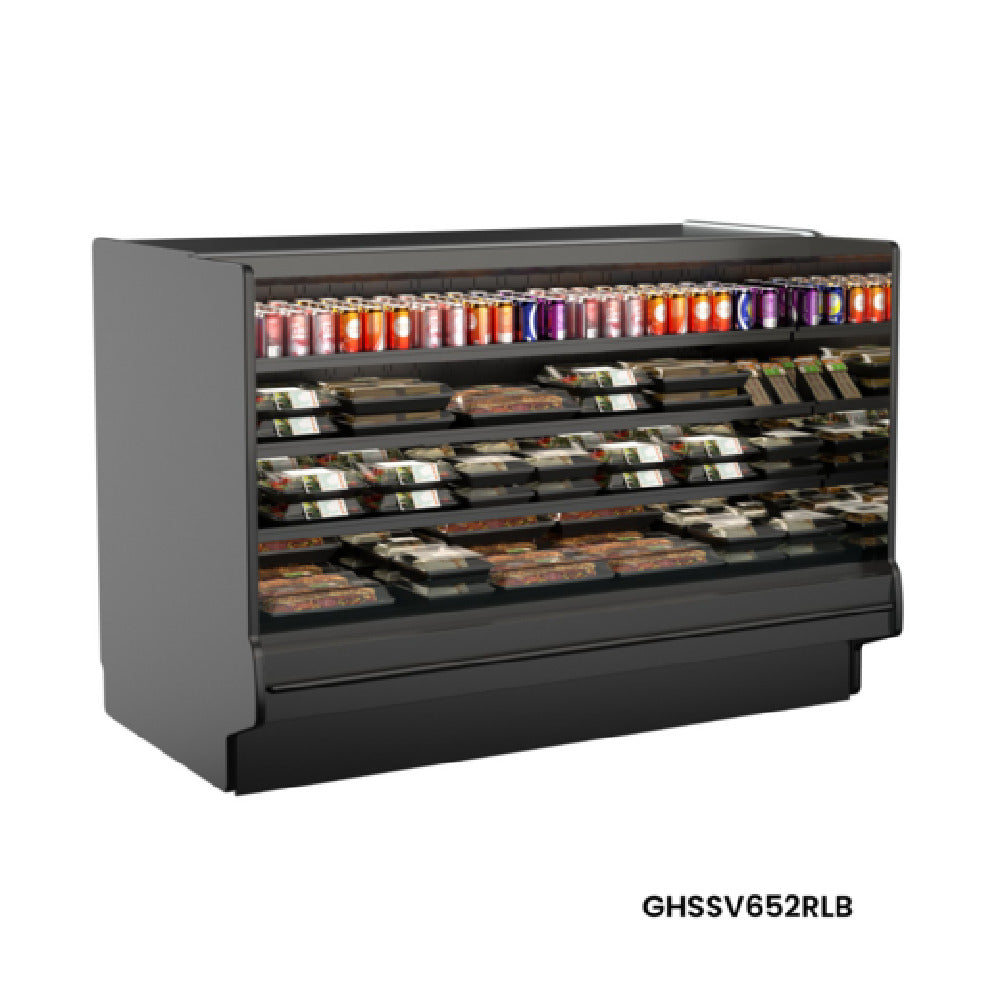Structural Concepts GHSSV652RLB Fusion® Refrigerated Self-Service Case 75-3/8"W X 43"D X 51-5/8"H