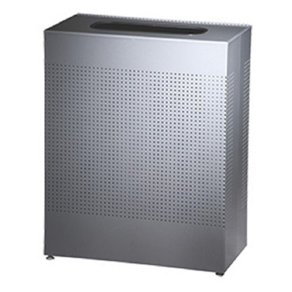Rubbermaid FGSR18EPLSM Silhouette Indoor Receptacle Large Rectangular 24"L X 12"W" X 30"H
