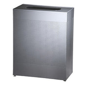 Rubbermaid FGSR18EPLSM Silhouette Indoor Receptacle Large Rectangular 24"L X 12"W" X 30"H