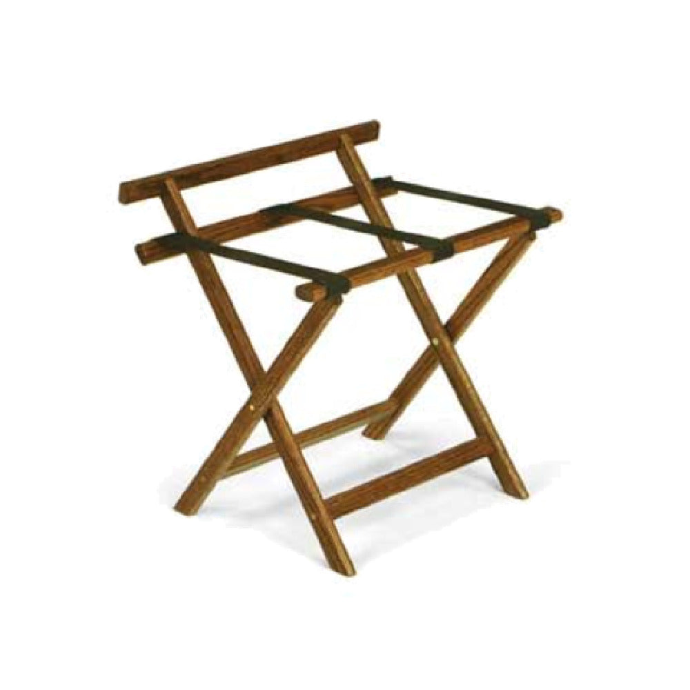 Forbes Industries 932-LO Luggage Rack 24"W X 18-1/2"D X 23"H Solid Oak