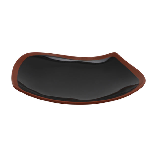 GET Enterprises BAL110 Cheforward Balance Leaf Platter 10" Leaf Shaped