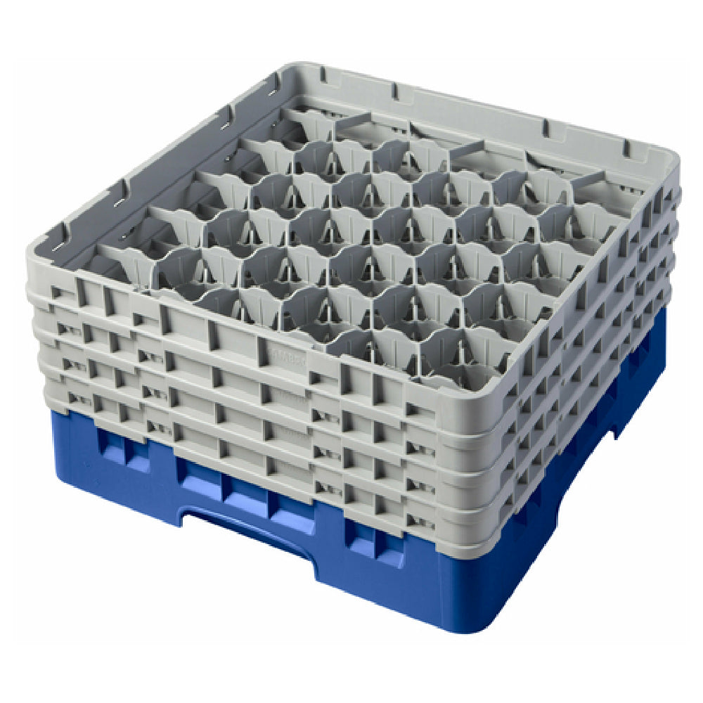 Cambro 30S800168 Camrack® Glass Rack With (4) Soft Gray Extenders Full Size