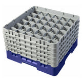 Cambro 36S958186 Camrack® Glass Rack With (5) Soft Gray Extenders Full Size