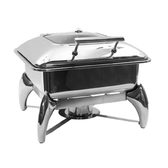 Tablecraft CW40176 Fuel Chafer Dish With Stand 6 Qt. (6-3/4 Qt. Filled Capacity)