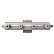 Micro Matic 2842 4 Station Beer Manifold Pass Thru 1/2" Barb Inlet & Outlet