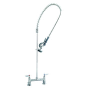T&S Brass B-0123-CR EasyInstall Pre-Rinse Unit Deck Mount Base 8" Center