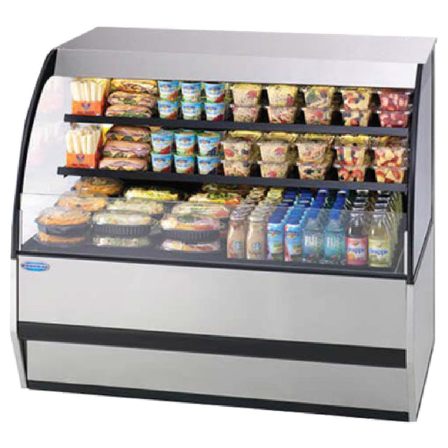 Federal Industries SSRVS-5042 Specialty Display Versatile Service Top Over Refrigerated Self-Serve Deli Merchandiser