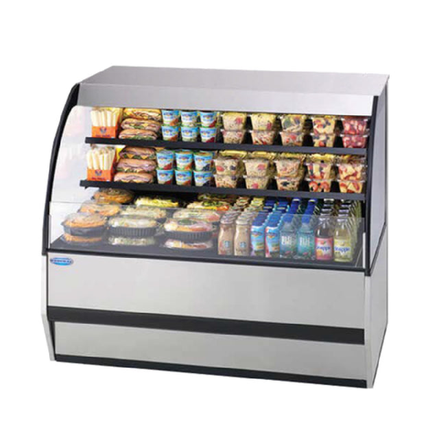 Federal Industries SSRVS5942 Specialty Display Versatile Service Top Over Refrigerated Self-Serve Deli Merchandiser
