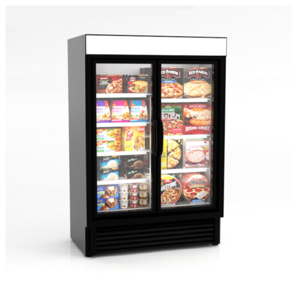 Hussmann VRL2B Low Temperature Merchandiser Reach-in Two-section