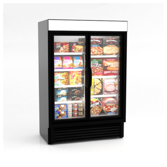 Hussmann VRL2B Low Temperature Merchandiser Reach-in Two-section