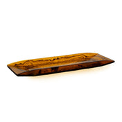Bon Chef 59000-UMBER Rectangular Resin Platter 23.25" X 7.75" X 1.5" Lead Free