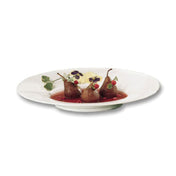 Bon Chef 2090CABERNET Wide Rim Platter 19-1/2" X 15-3/4" Aluminum With Ceramic-look Coating