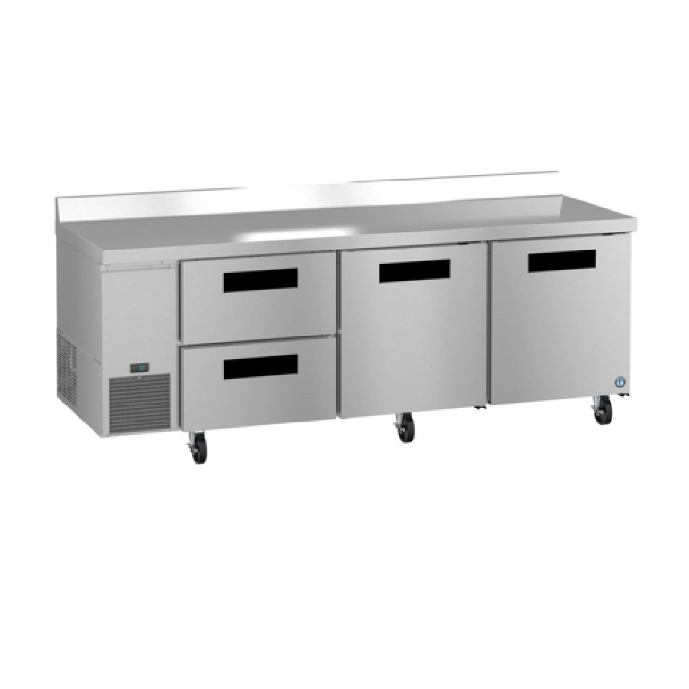Hoshizaki WLR93B-D2 - Steelheart Series Worktop Refrigerator, Reach-in, Three-section