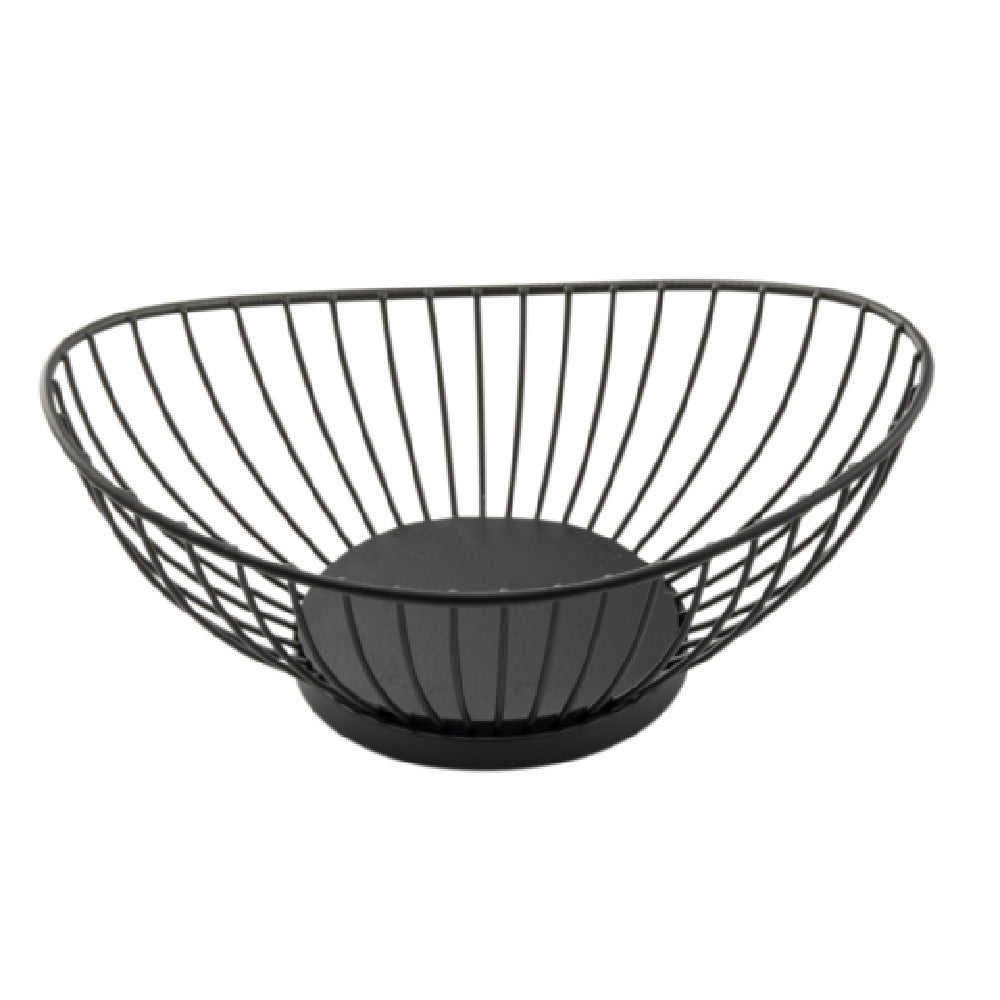 TableCraft Products 10822 - Parisian Collection Wire Basket, 9" X 6" X 3-1/2"H, Oval