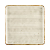 CAC China TUS-SQ16-BGE Tucson Plate 10"L X 10"W X 1/2"H Square