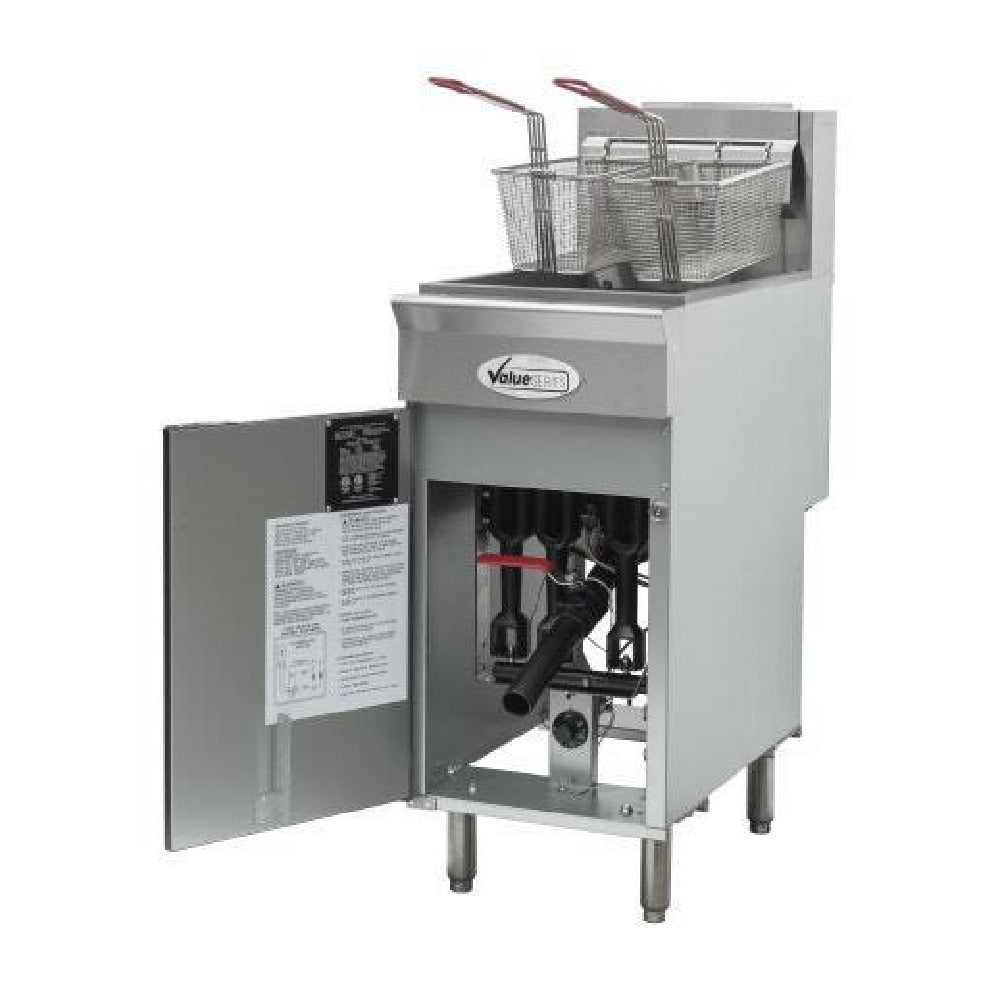 Hubert 188516 - Value Series Floor Fryer, 15.5”W, Liquid Propane
