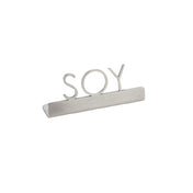 American Metalcraft SSS3 Sign Soy 1-1/4"H