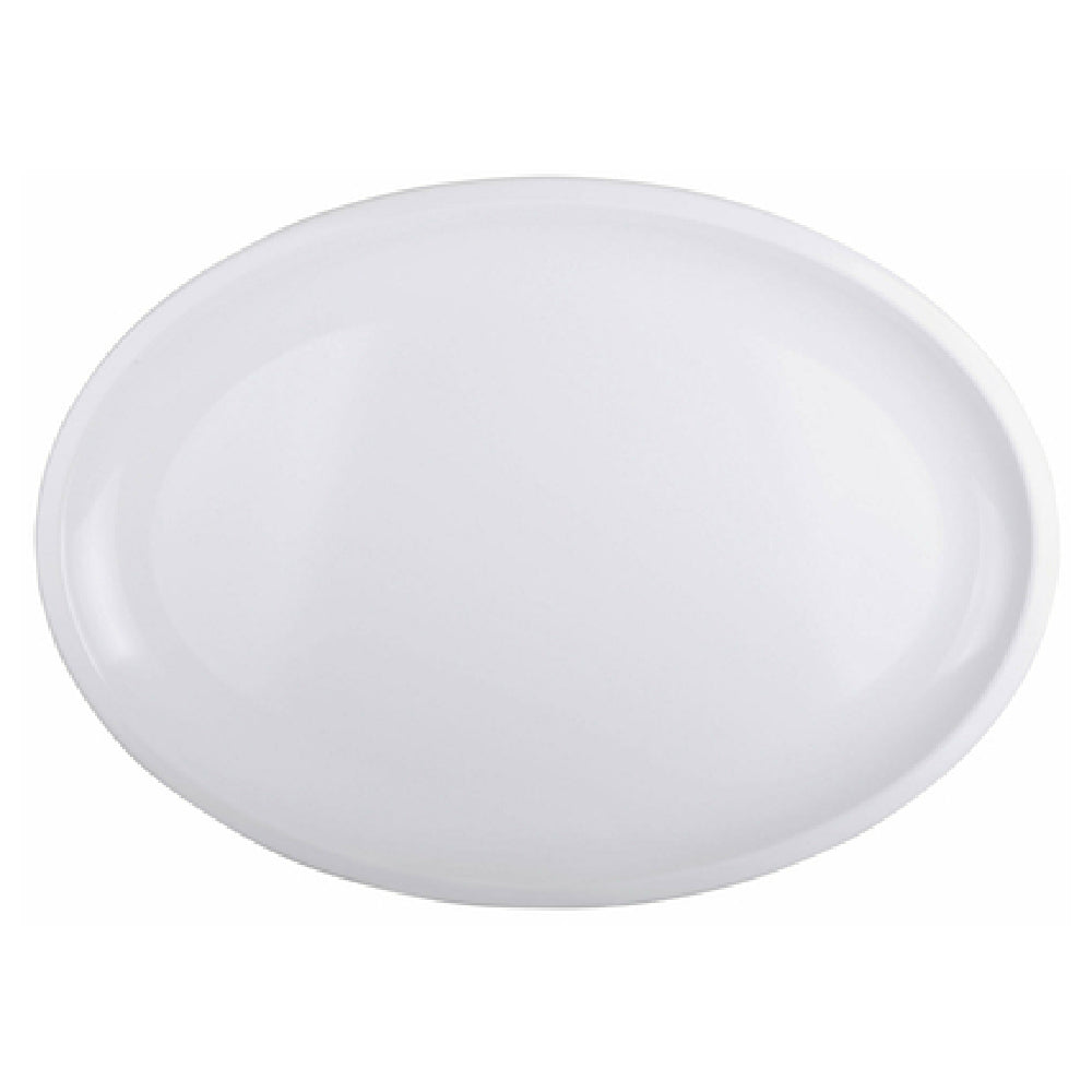 Elite Global Solutions M1813118OV-W Platter 18"L X 13"W X 1-1/8"H Oval