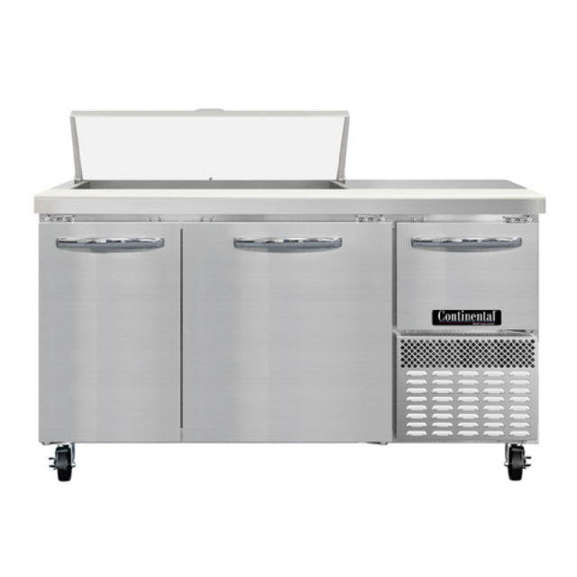 Continental Refrigerator RA60SN10 Refrigerated Base Shallow Depth Sandwich Unit