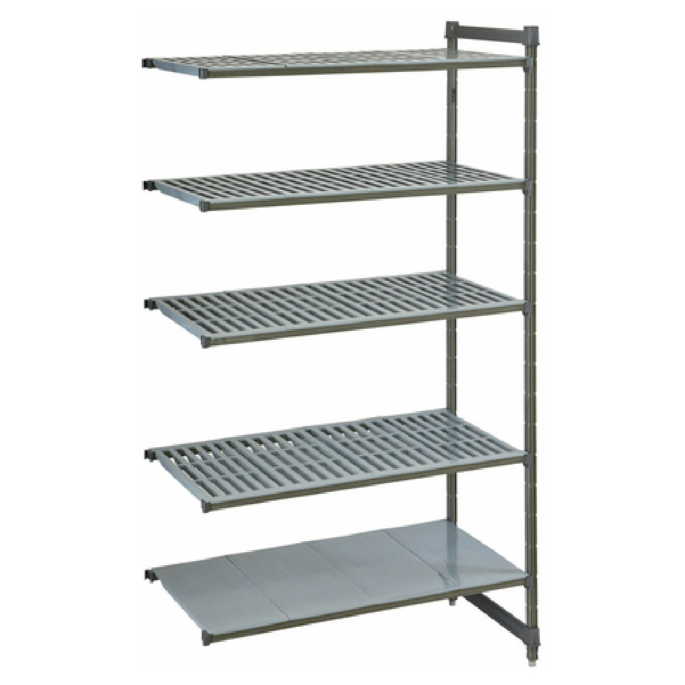 Cambro CBA183084VS5580 Camshelving® Basics Plus Add-On Unit 18"W X 30"L X 84"H