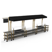 Steelite MGCMLA08GBBW Market Station Mixed Materials (minimum = Case Quantity 1 Per Case) (repack Item)
