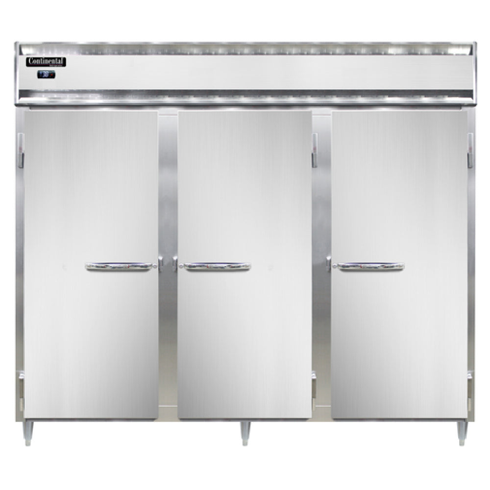 Continental Refrigerator D3REN Designer Line Wide Refrigerator Reach-in 85-1/5"W