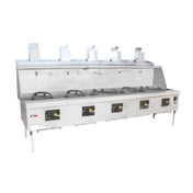 Town YF-5-SS York® Wok Range Gas (5) Chambers