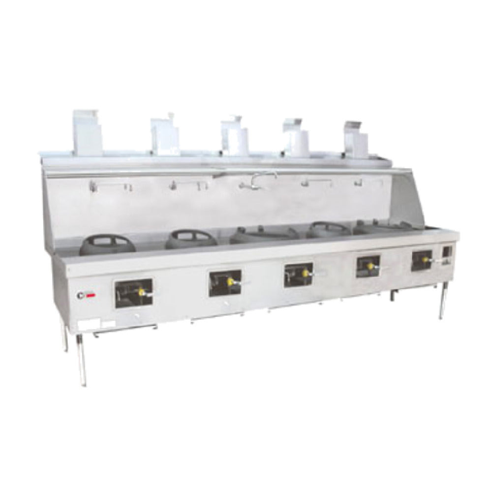 Town MF-5-STD MasterRange® Wok Range With Flue Gas