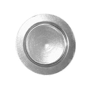 Bon Chef 1042BLK Contemporary Salad Plate 8" Aluminum With Ceramic-look Coating