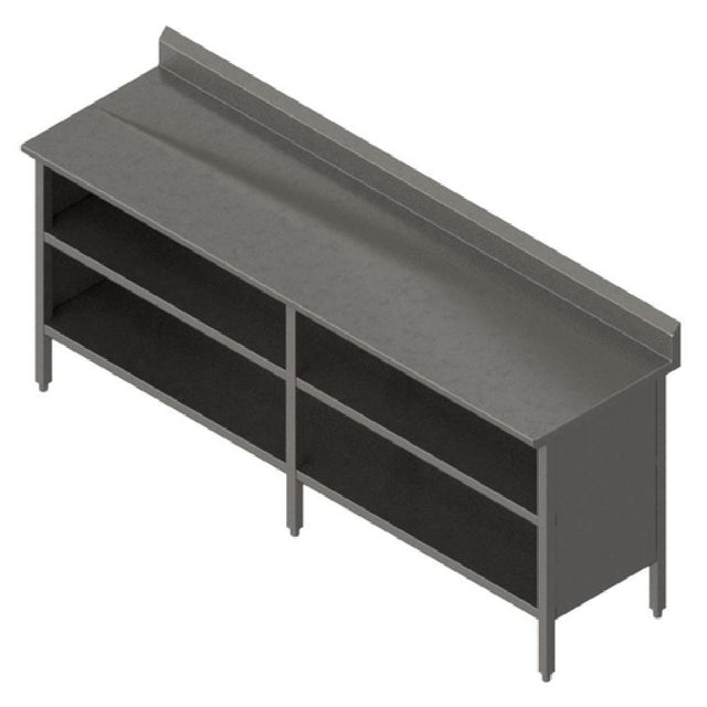 John Boos EBOS6R5-3096 Work Table Cabinet Base With Open Front 96"W X 30"D