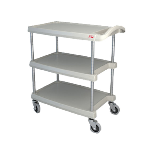 Metro MY1627-34G Quick Ship MyCart™ Series Utility Cart (3) Shelves Open Base