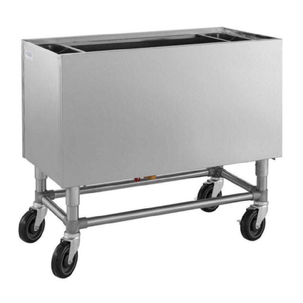 Hubert 55873 - Kratos Portable Ice Bin With Bottle Holders, 36"x18"
