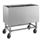 Hubert 55873 - Kratos Portable Ice Bin With Bottle Holders, 36"x18"
