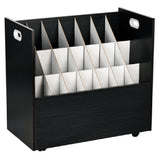 Alpine Industries ADI625-BLK Blueprint Roll File/Large Document Organizer Mobile