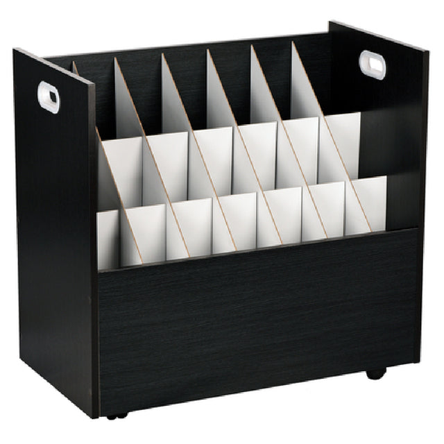 Alpine Industries ADI625-BLK Blueprint Roll File/Large Document Organizer Mobile