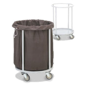 Forbes Industries 1100-B Laundry Cart 7 Bushel Capacity Heavy Duty Black Cloth Bag