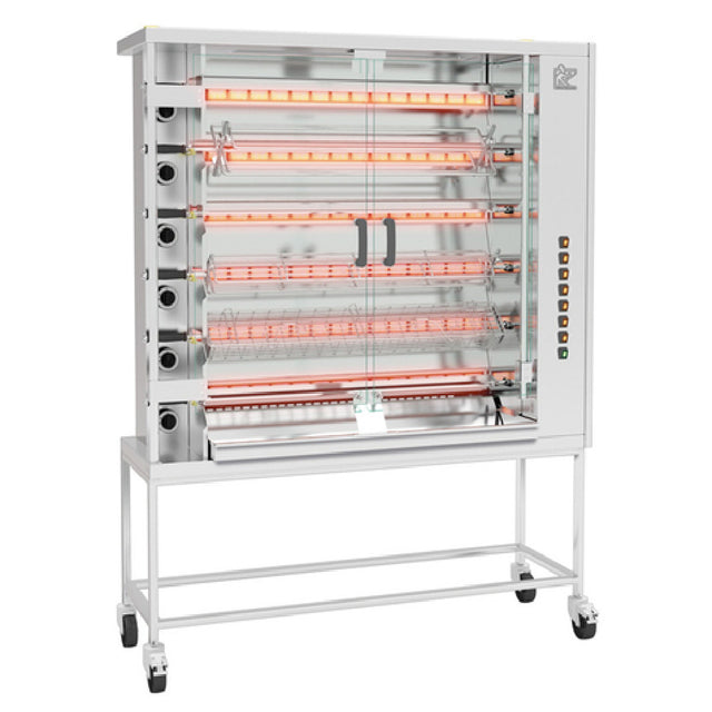 Rotisol FF1425-6G-SS_LP FauxFlame™ Rotisserie Oven Gas Countertop Model